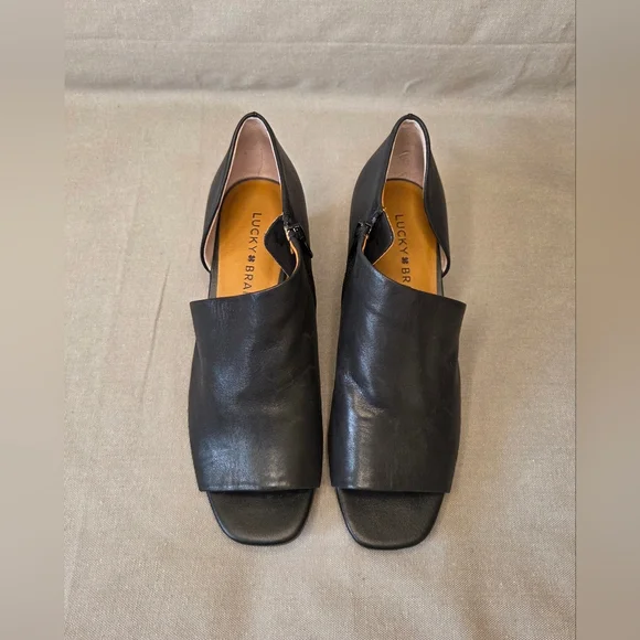 Lucky Brand Tylera Wedge - Black - Size 7 - Picture 3 of 6